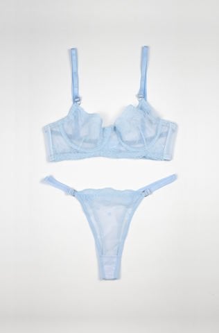 Kai Mavi İç Çamaşırı Takım