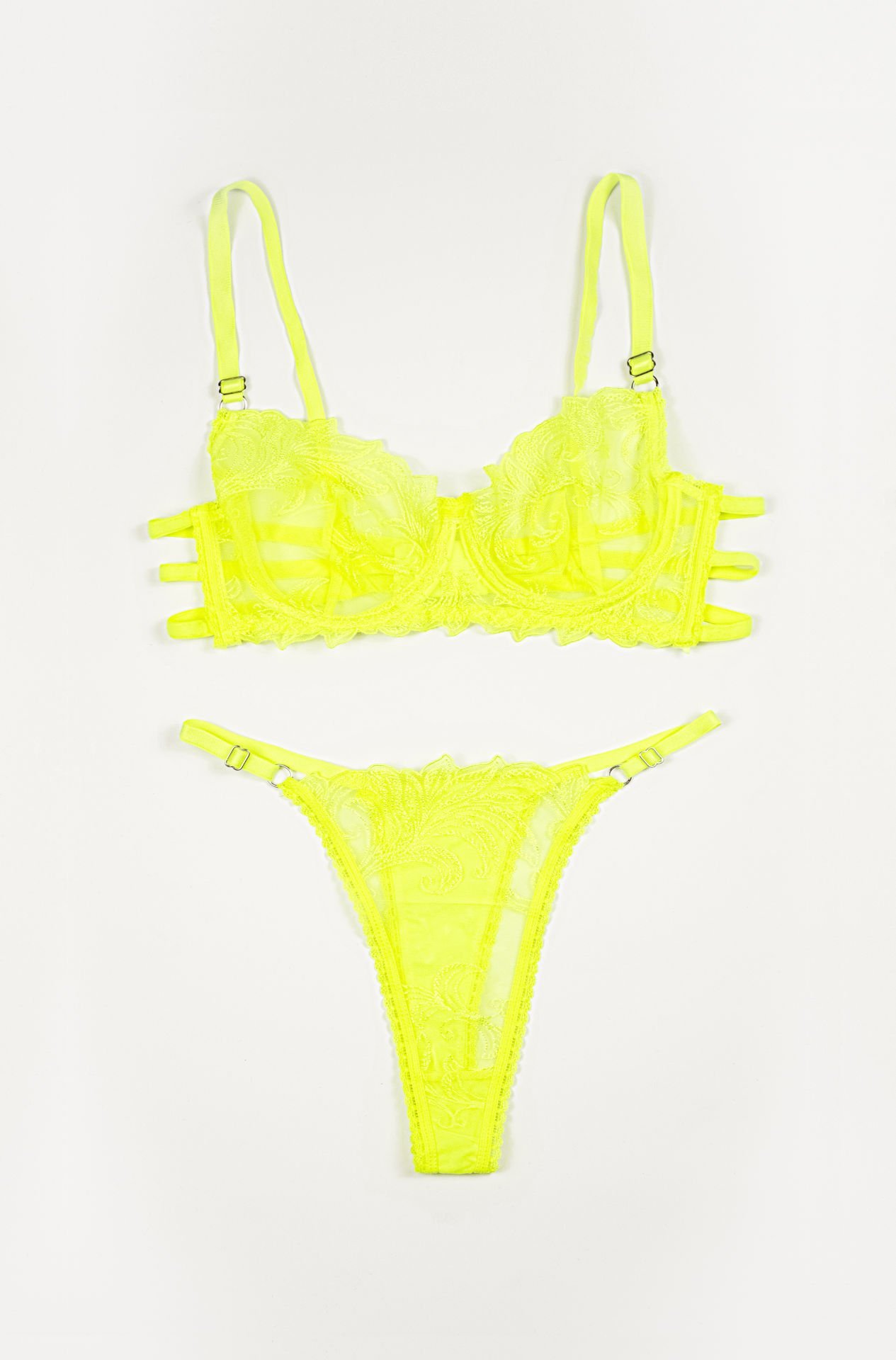 Peony Sarı İç Çamaşırı Takım