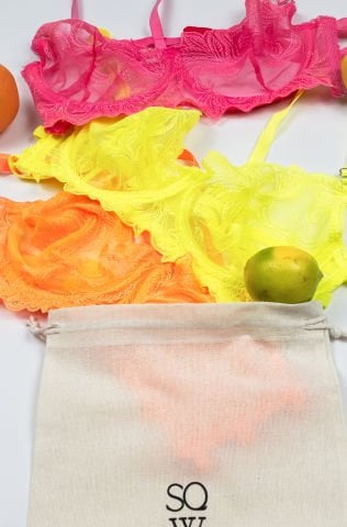 Peony Turuncu İç Çamaşırı Takım