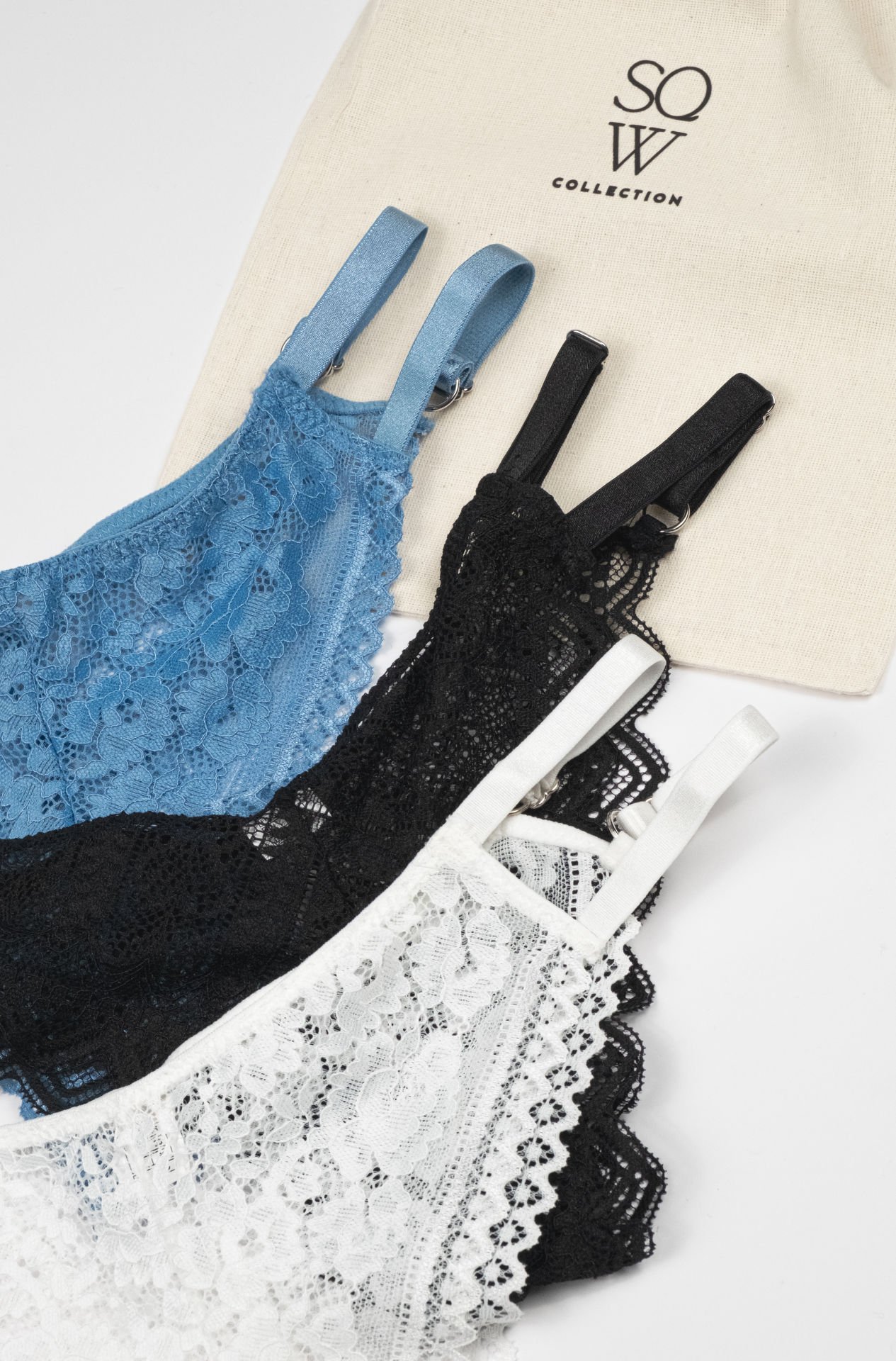 Meeri Siyah Süngersiz Korse Takım