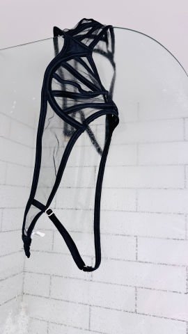 Rhaenys Siyah Transparan İç Çamaşırı Takım