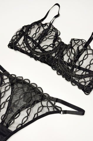 Ash Siyah İç Çamaşır Takımı