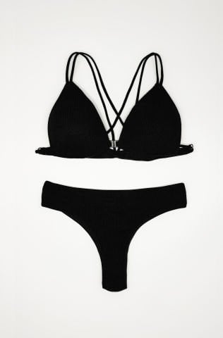 Loa Siyah Destekli İç Çamaşır Takımı