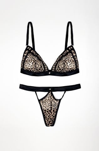 Diana Leopar İç Çamaşır Takımı