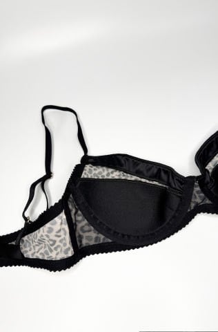 Liana Leopar Süngerli İç Çamaşır Takım