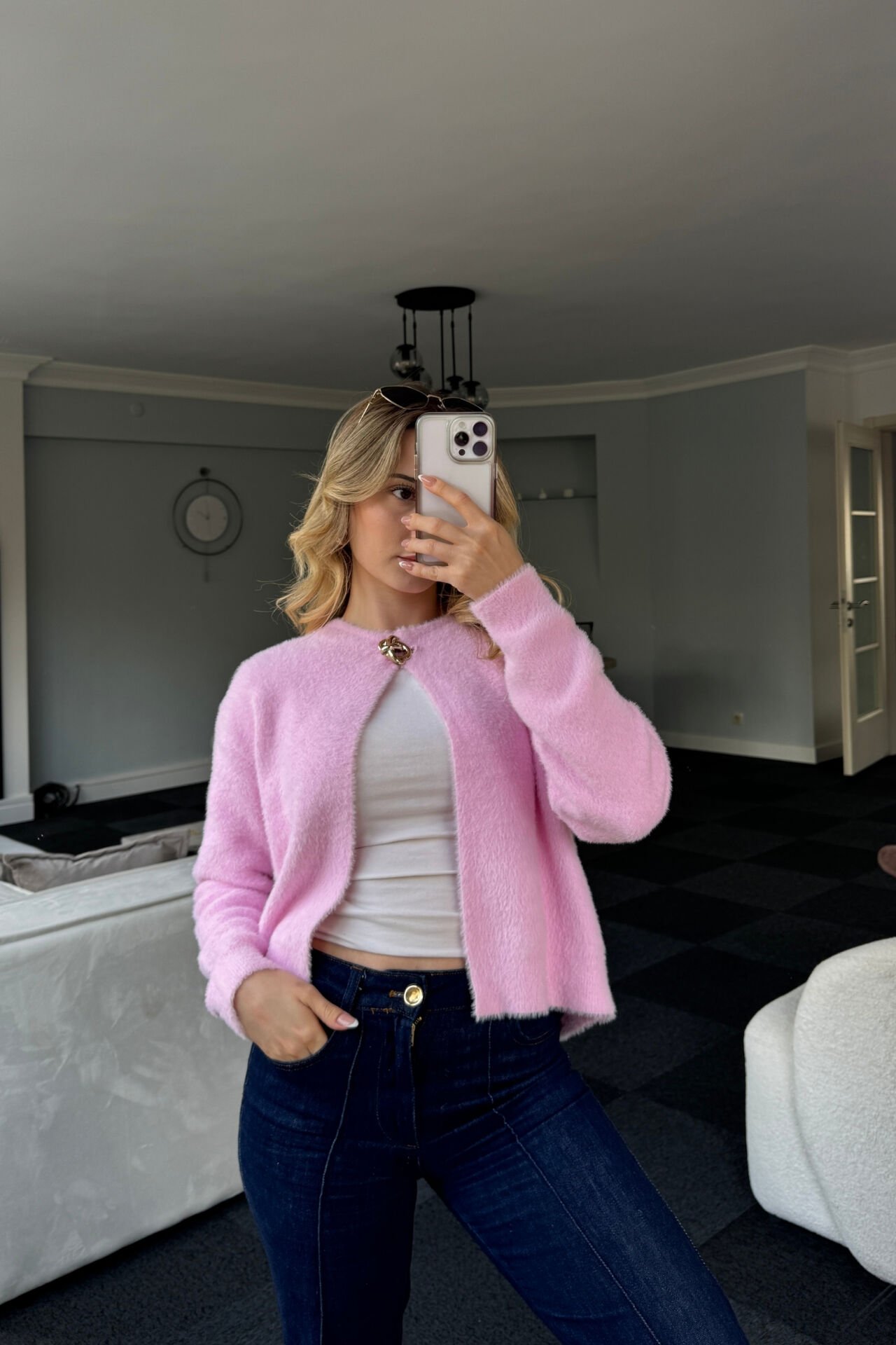 Pembe Tüylü Hırka